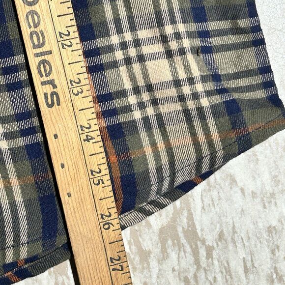 Tailor Vintage Men's XL Flannel Shirt Luxe Performance Stretch NWT - Picture 5 of 6